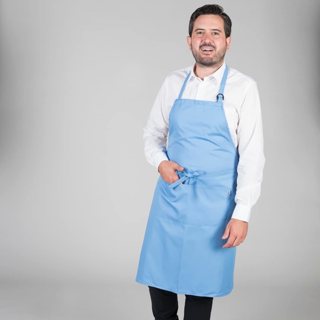 DELANTAL CON PETO Y BOLSILLO 90x75 CM SARGA (116BC0) - Imagen 7