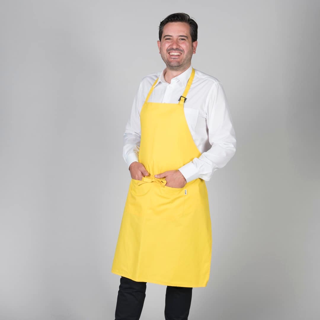 DELANTAL CON PETO Y BOLSILLO 90x75 CM SARGA (116BC0) - Imagen 9