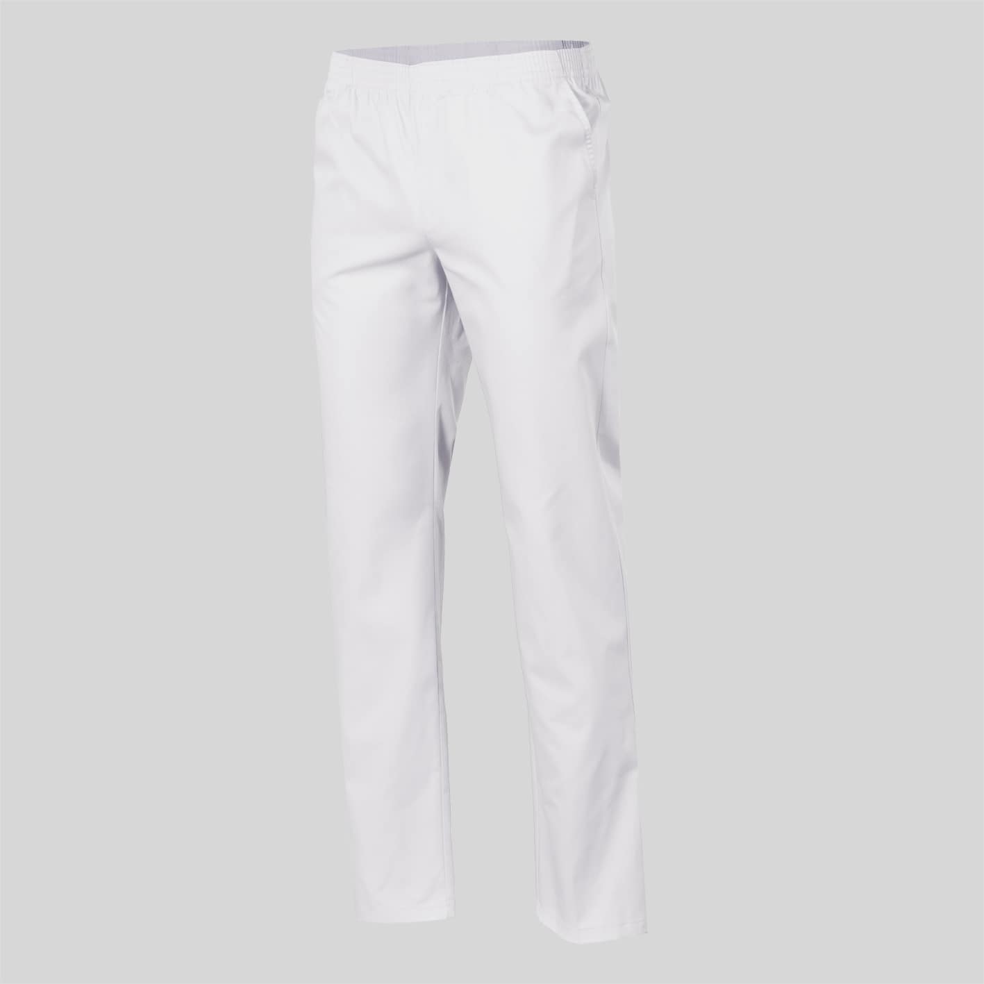 PANTALON SANITARIO SARGA BLANCA BOLS. GOMA ENTERA (772G00)