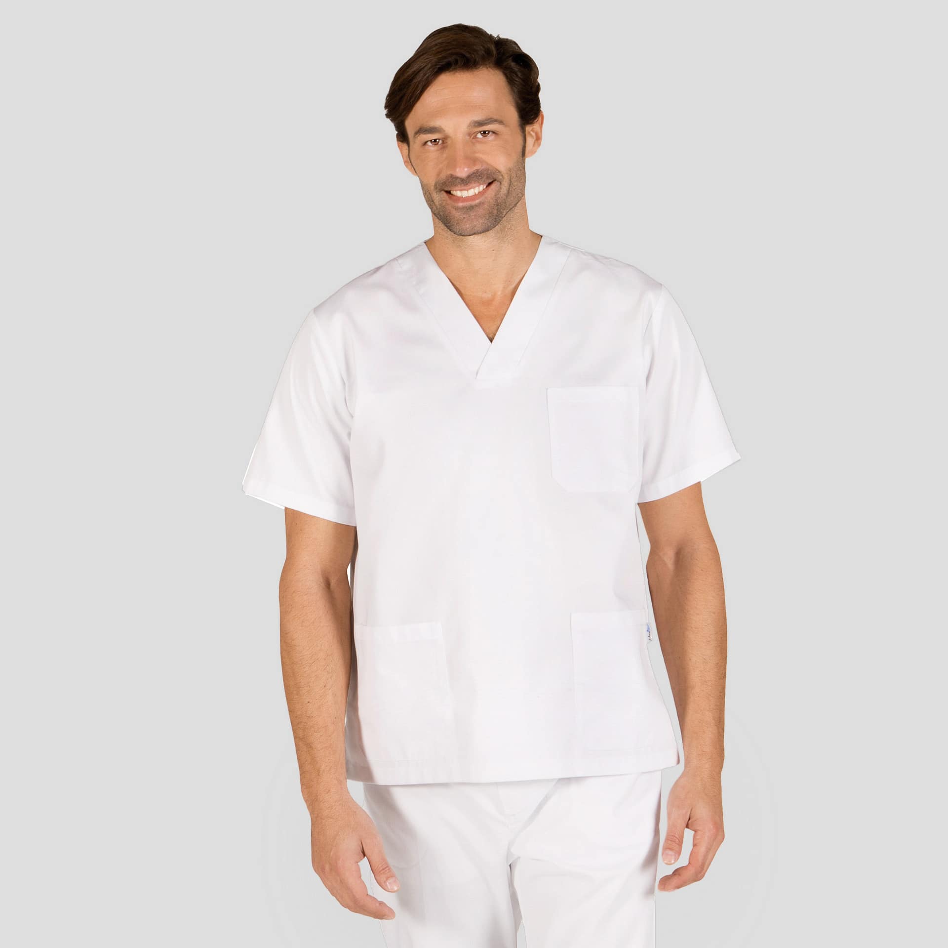 BLUSA SANITARIO UNISEX PICO SARGA BLANCA (601000)