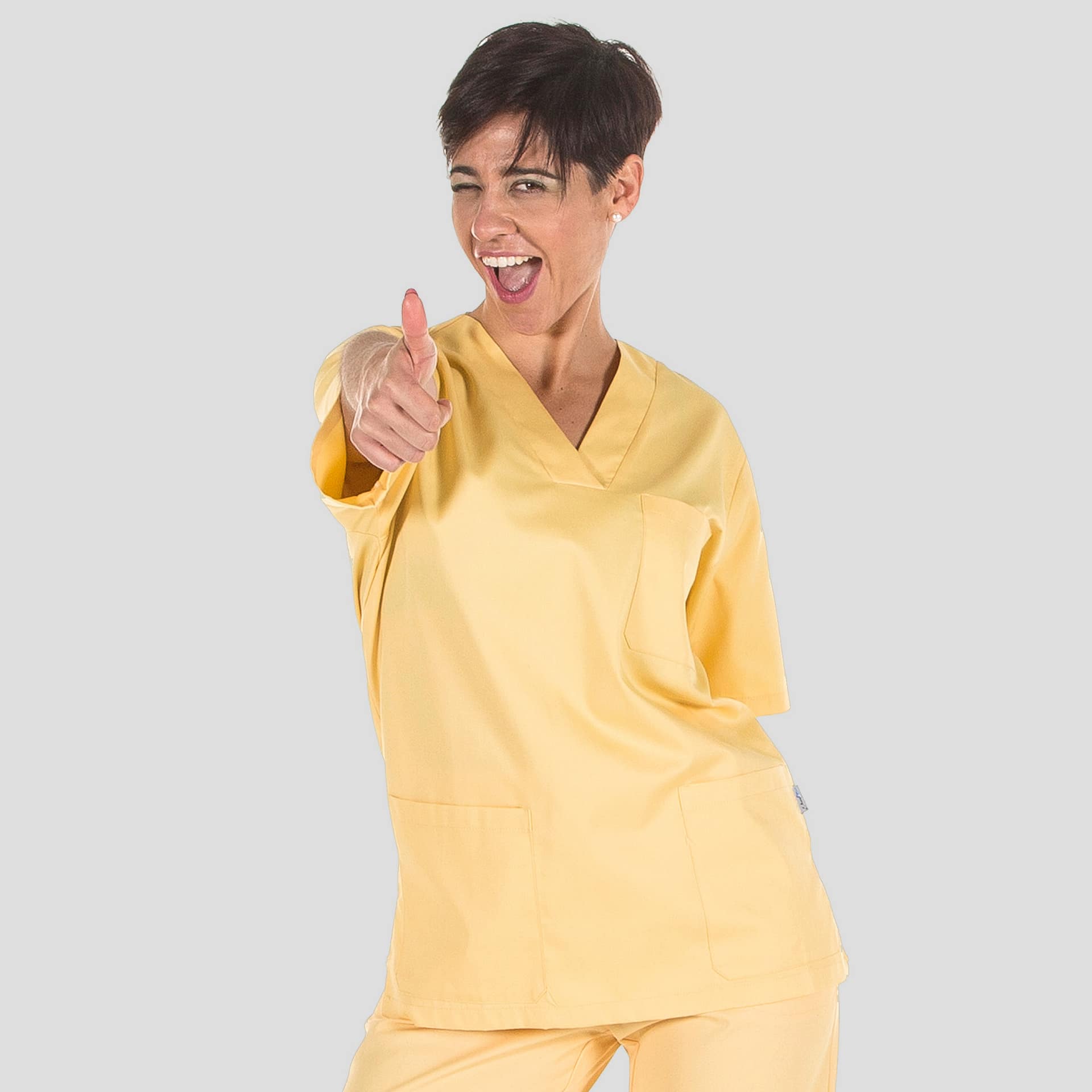 BLUSA SANITARIA UNISEX PICO COLORES (605000) - Imagen 11