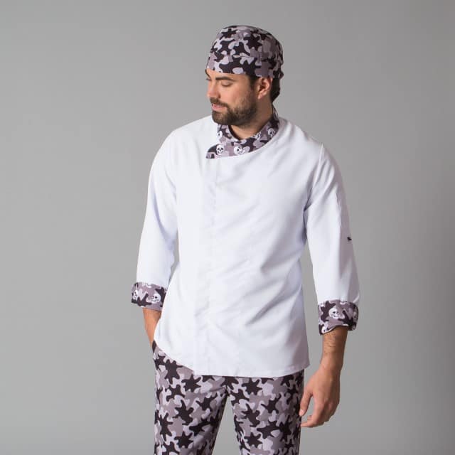 CHAQUETA COCINA UNISEX MILITAR (947400)