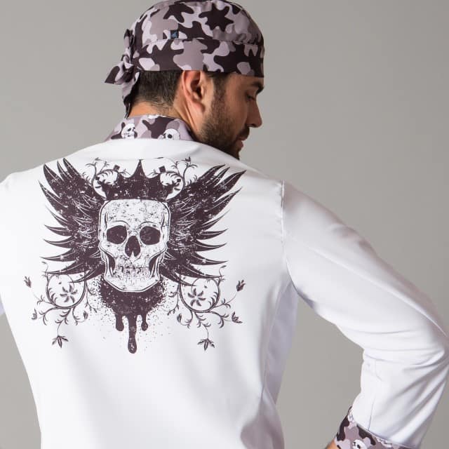 CHAQUETA COCINA UNISEX MILITAR (947400) - Imagen 2