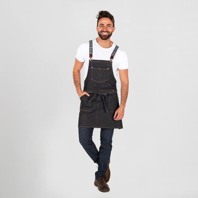 DELANTAL CON PETO TABERNAS 74X80 CM (tirantes aparte ref.3295) (155100)