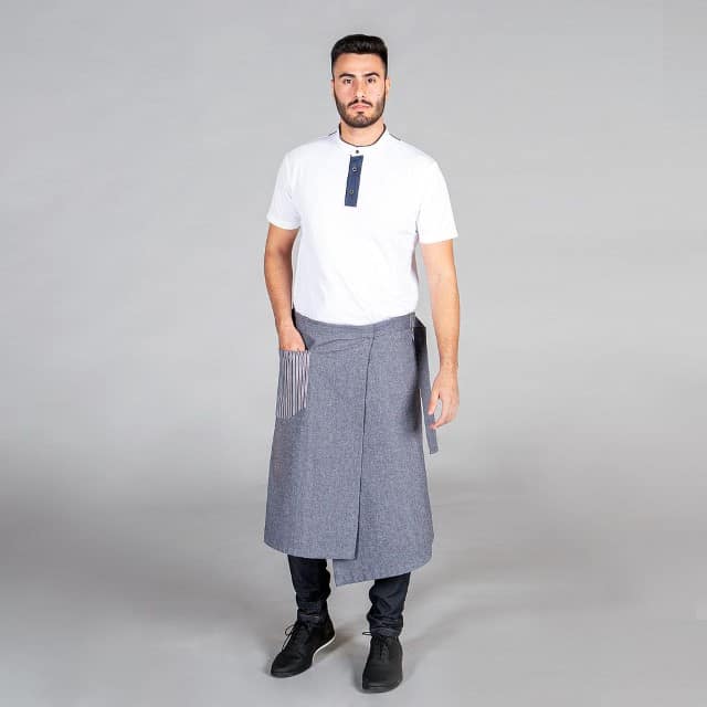 DELANTAL FRANCES CON HEBILLA (157700)