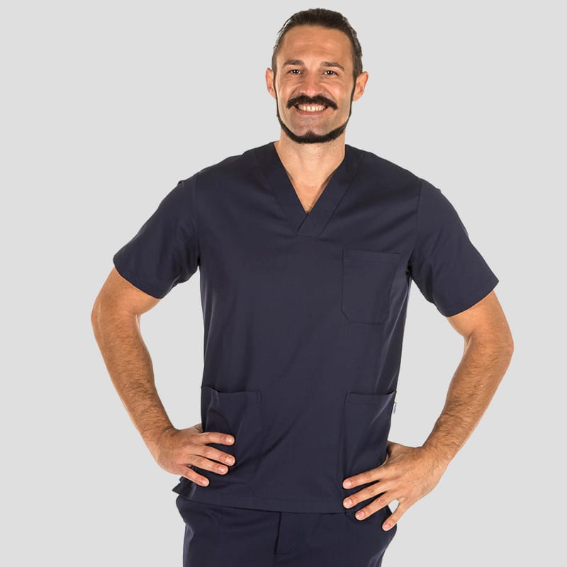 BLUSA SANITARIO UNISEX PICO COLORES (603000) - Imagen 2