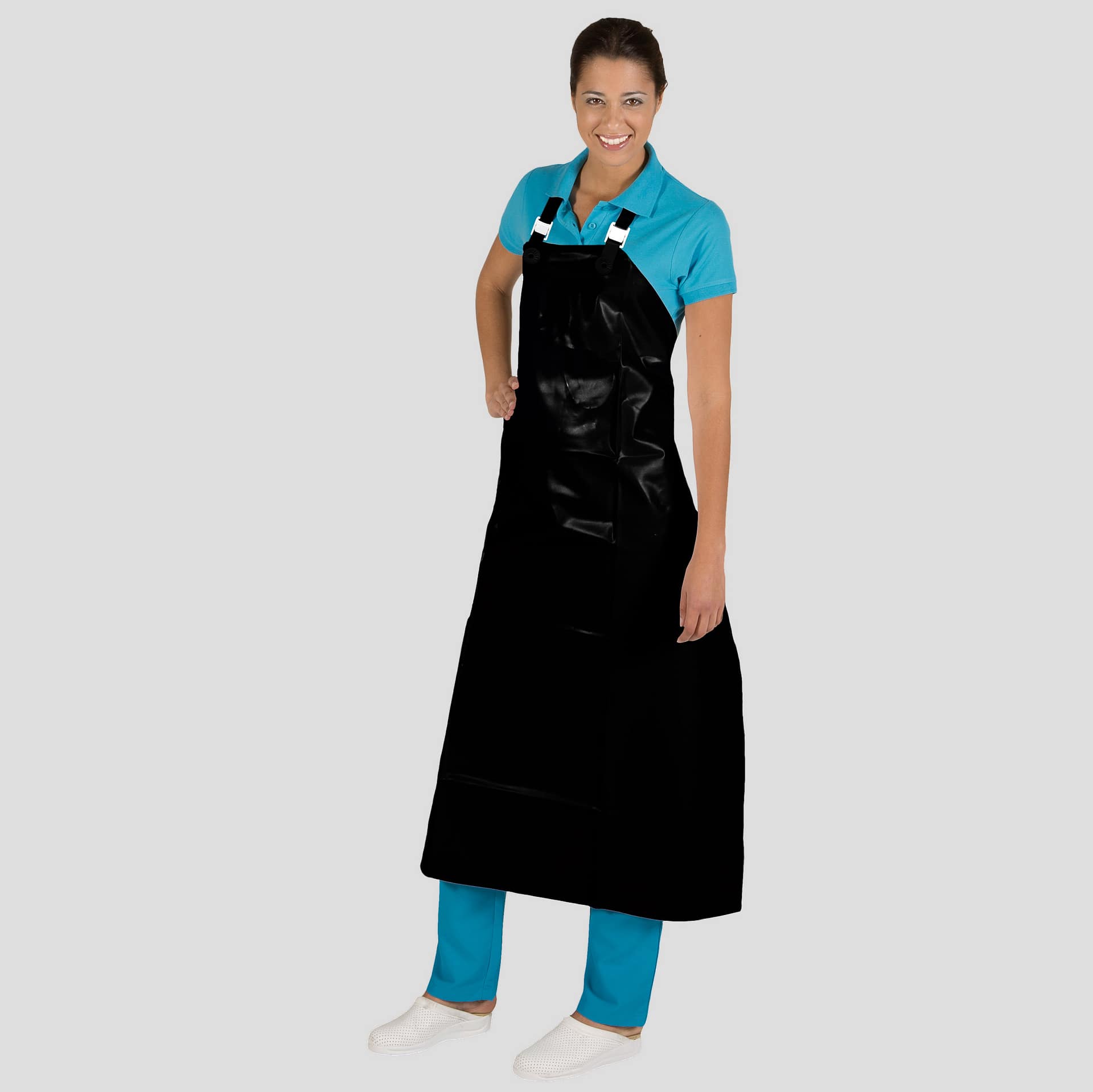 DELANTAL CON PETO POLIURETANO ANDREW 115X90 CM (126400)