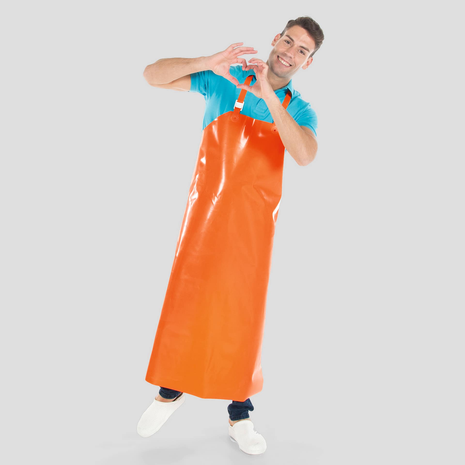 DELANTAL CON PETO POLIURETANO ANDREW 115X90 CM (126400) - Imagen 5