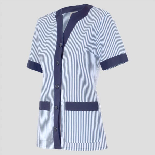 BATA A RAYAS MANGA CORTA MUJER (Serie 579)