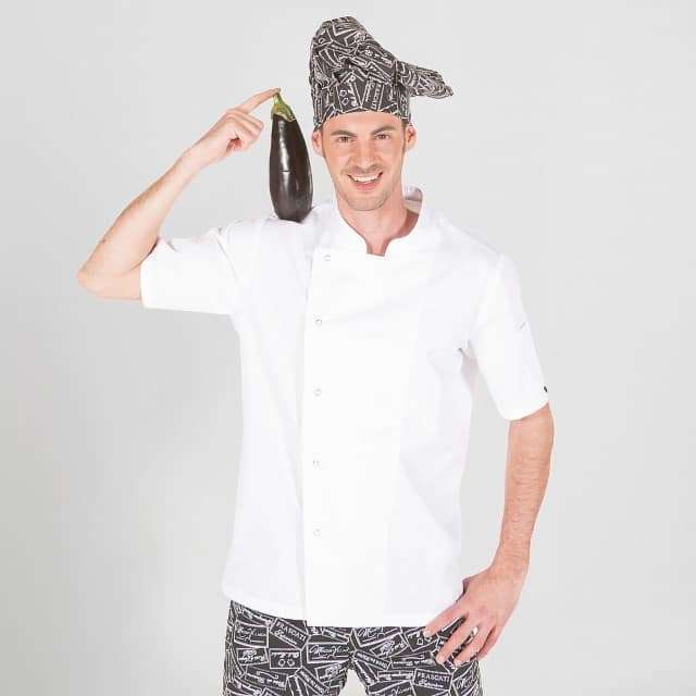 CHAQUETA COCINA UNISEX LUQUE M/C (945100)