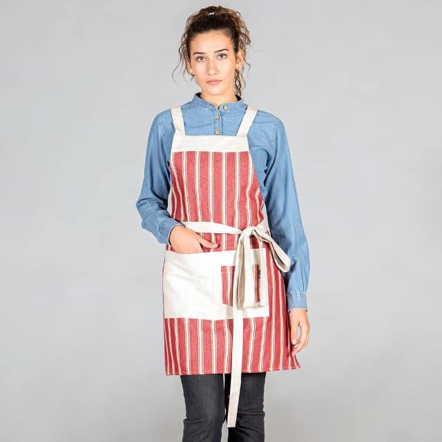DELANTAL CON PETO LONETA RAYAS 76X68 CM (157300) - Imagen 3