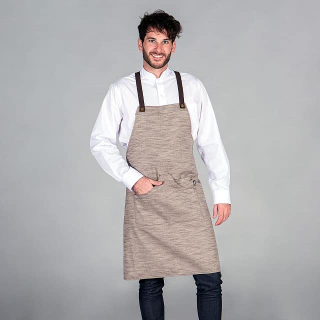 DELANTAL CON PETO SARGA RUSTICA 87X74 CM (158700) - Imagen 4