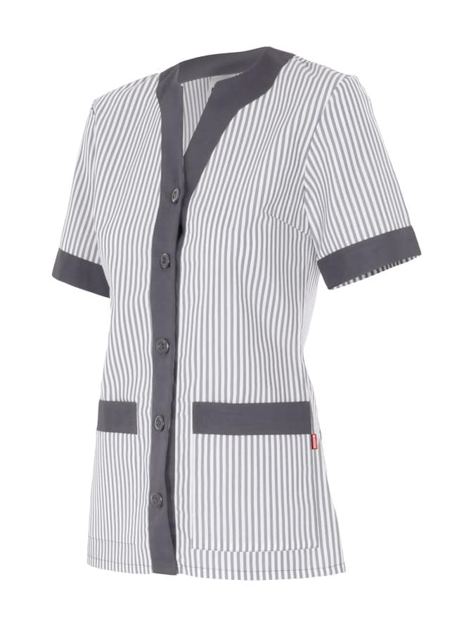 BATA A RAYAS MANGA CORTA MUJER (Serie 579) - Imagen 2