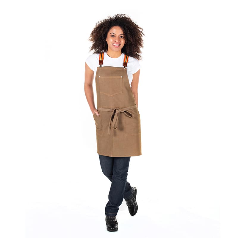 DELANTAL CON PETO TABERNAS 74X80 CM (Tirantes Aparte Ref.329) (155100)