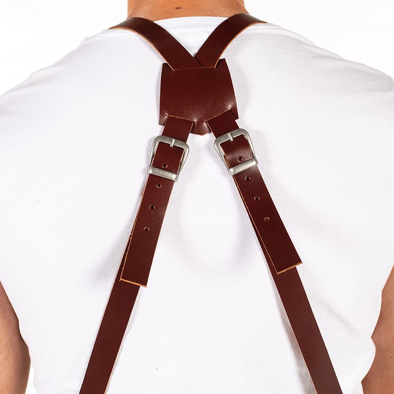 DELANTAL CON PETO COLORADO 75X80 CM (155600) - Imagen 3