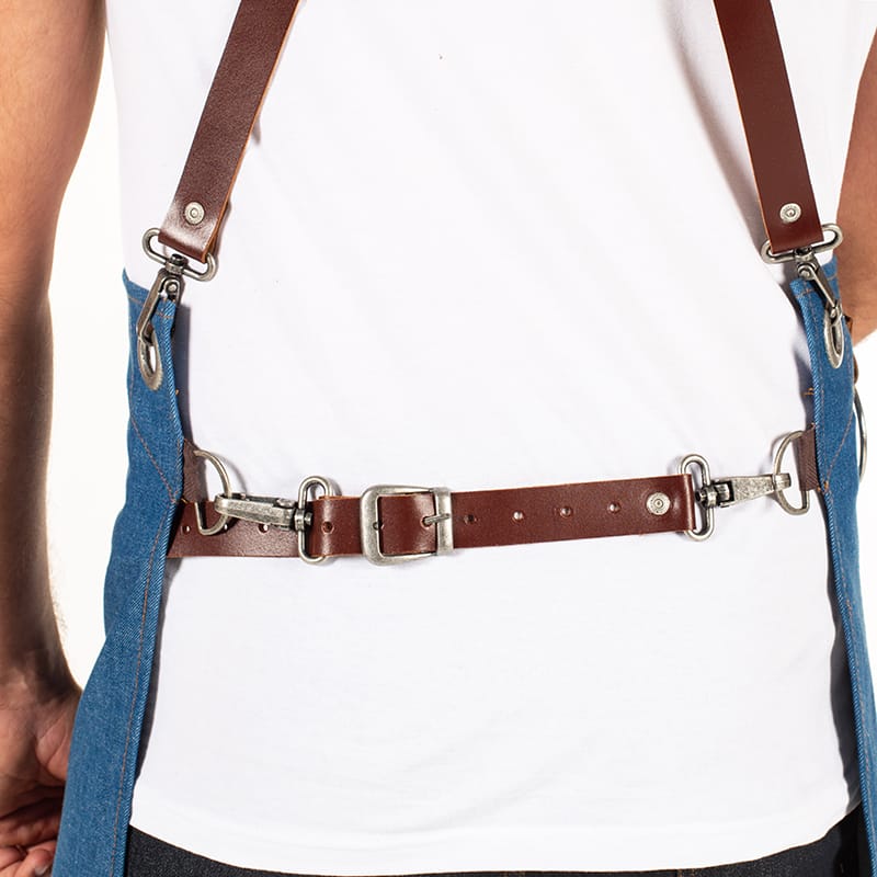 DELANTAL CON PETO COLORADO 75X80 CM (155600) - Imagen 4