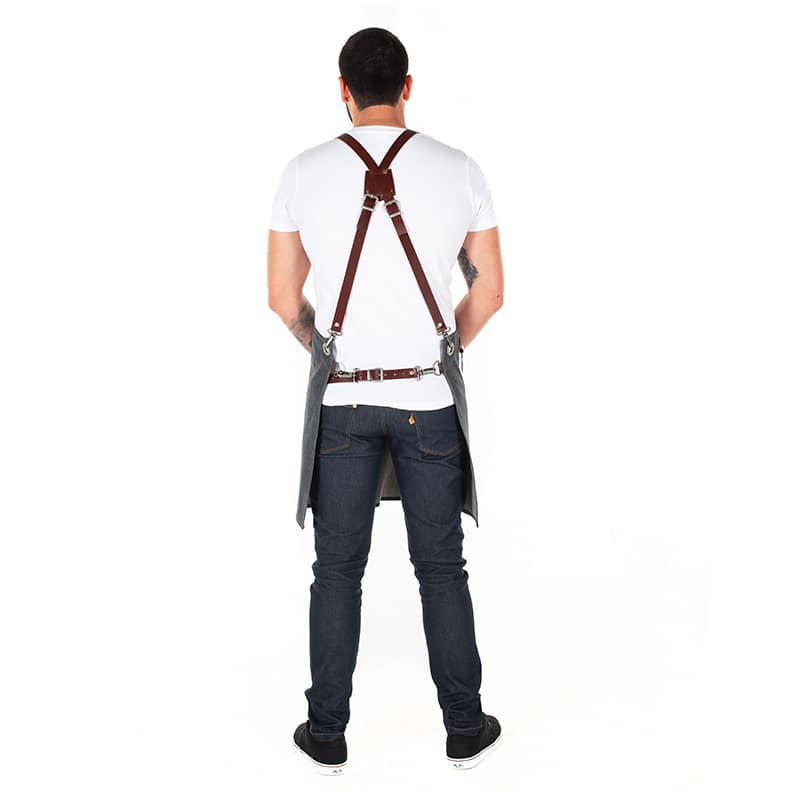 DELANTAL CON PETO COLORADO 75X80 CM (155600) - Imagen 7