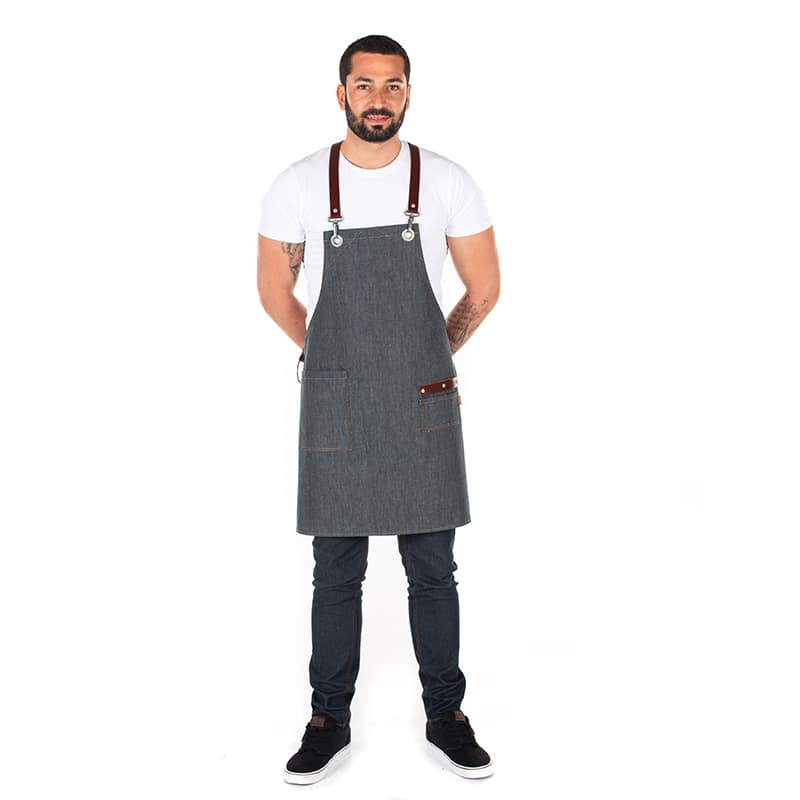 DELANTAL CON PETO COLORADO 75X80 CM (155600) - Imagen 6